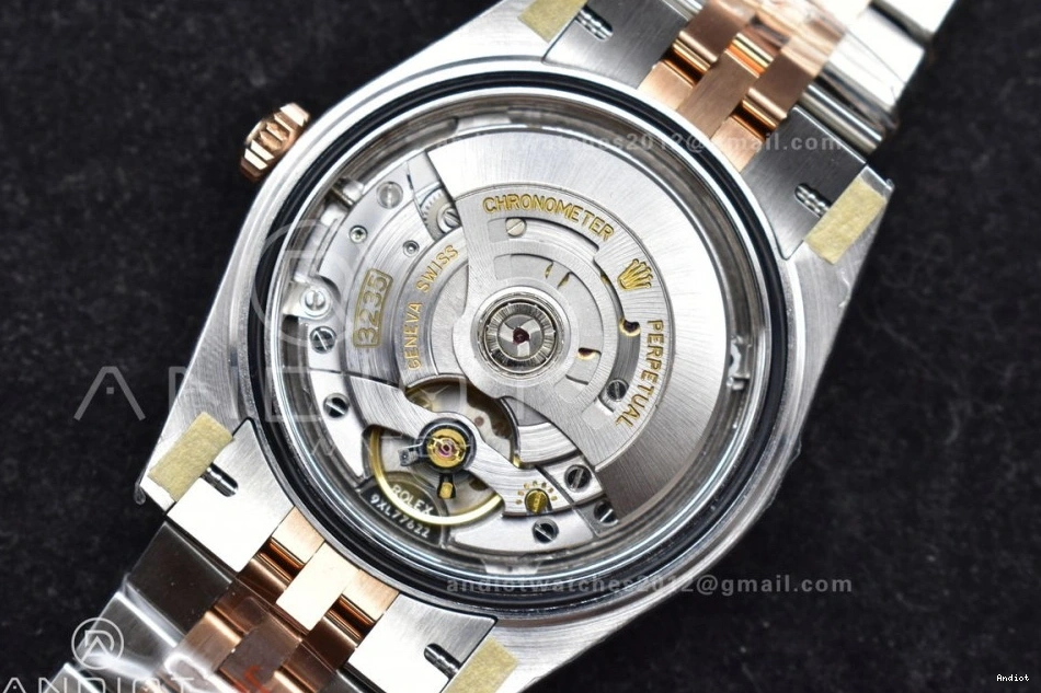 Gray ARF Weight) DateJust RG (Gain Best Steel Jubilee Dial SH3235 SS Green 1:1 126333 904L Bracelet SS Roman 41 RG Edition on 1107